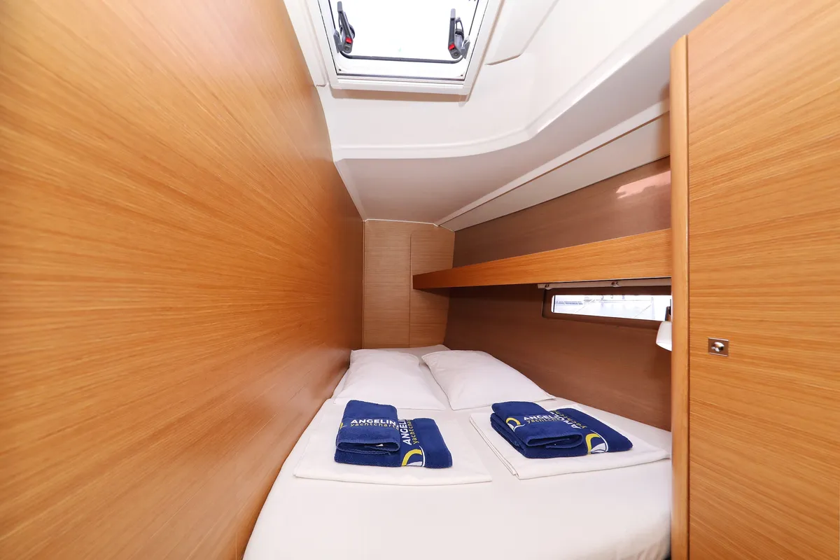 Cabin on 4 You, a Dufour 460 GL sailboat at Vodice, Croatia