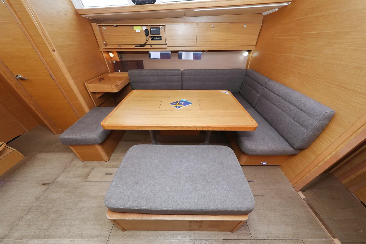 Salon of 4 You, a Dufour 460 GL sailboat at Vodice, Croatia