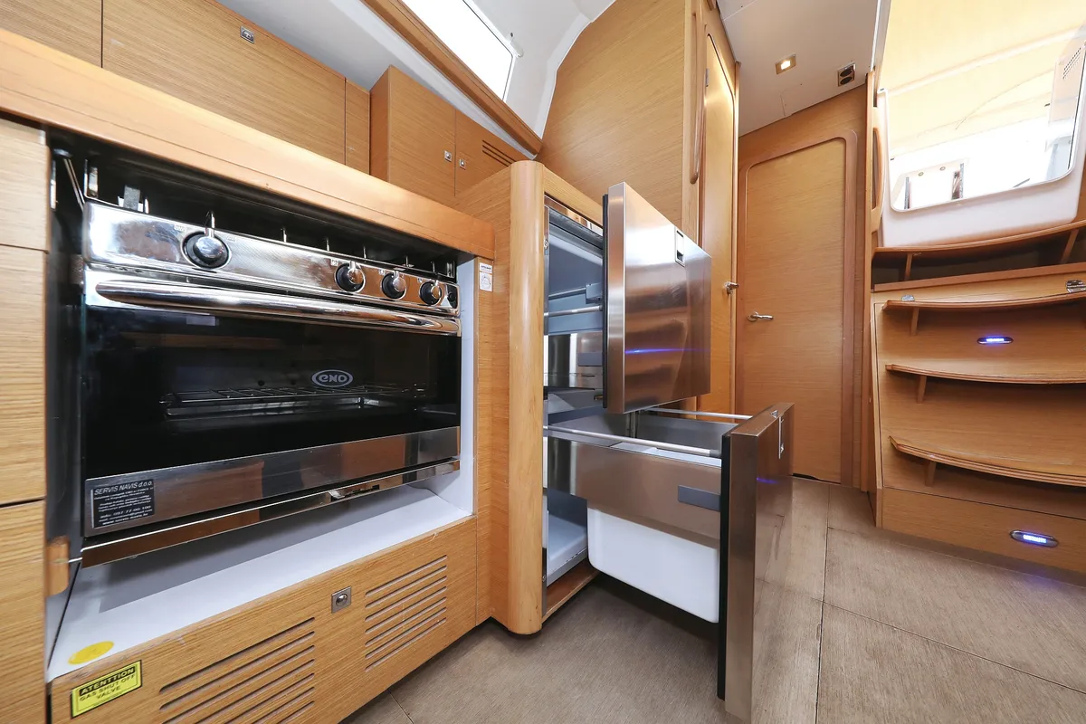 Galley of 4 You, a Dufour 460 GL sailboat at Vodice, Croatia