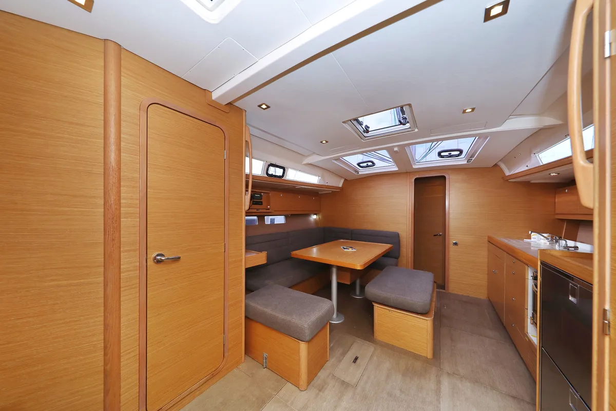 Salon of 4 You, a Dufour 460 GL sailboat at Vodice, Croatia