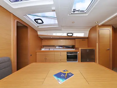 Galley of 4 You, a Dufour 460 GL sailboat at Vodice, Croatia