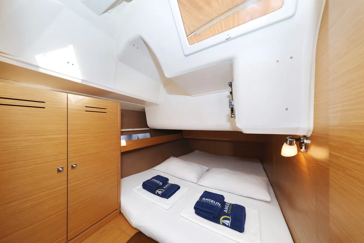 Cabin on 4 You, a Dufour 460 GL sailboat at Vodice, Croatia