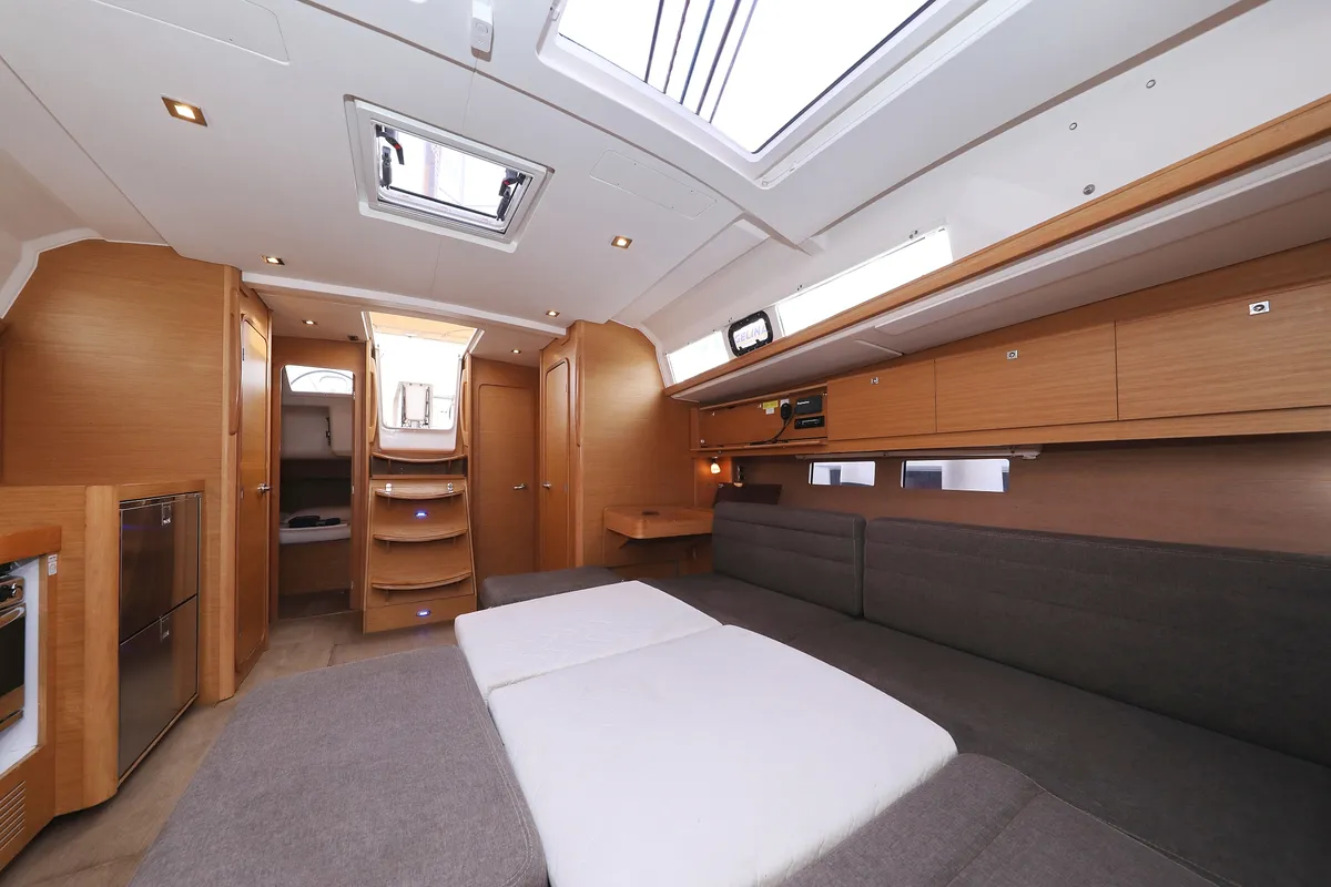 Salon of 4 You, a Dufour 460 GL sailboat at Vodice, Croatia