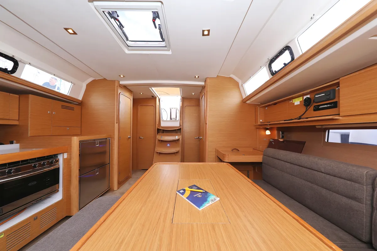 Salon of 4 You, a Dufour 460 GL sailboat at Vodice, Croatia