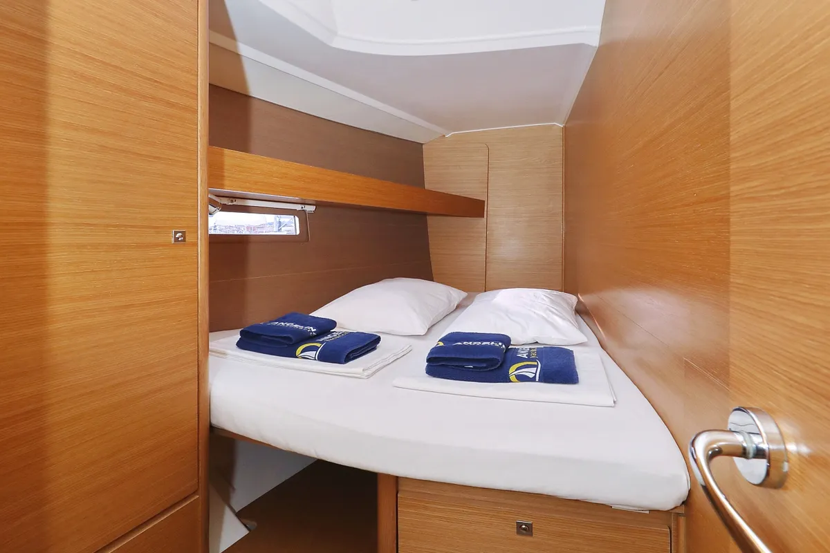 Cabin on 4 You, a Dufour 460 GL sailboat at Vodice, Croatia