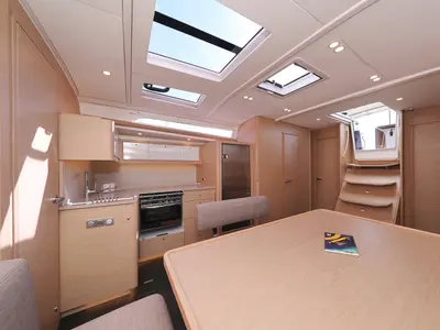 Galley of Sea Breeze, a Dufour 470 sailboat at Grad Vodice, Croatia