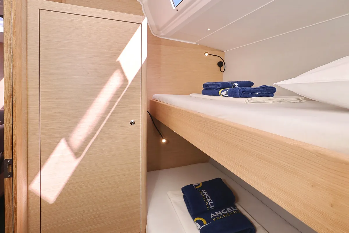 Cabin on Sea Breeze, a Dufour 470 sailboat at Grad Vodice, Croatia