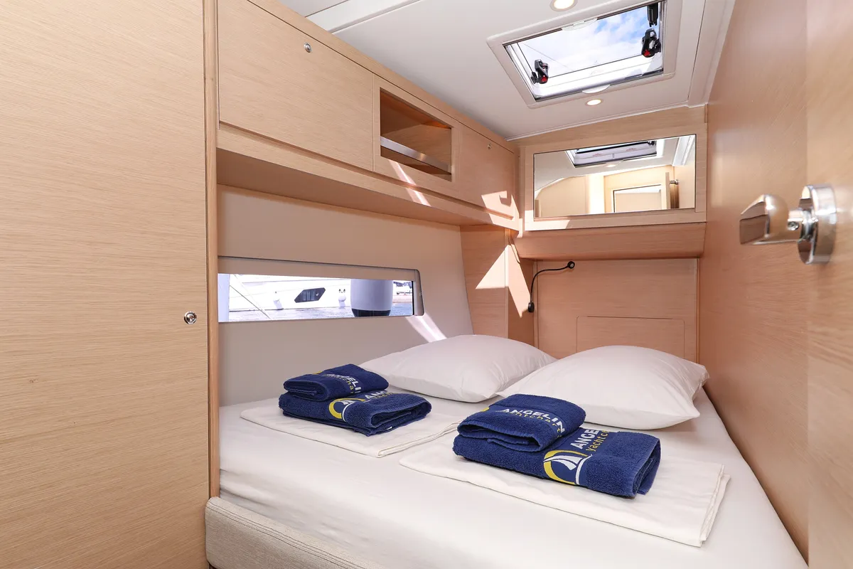 Cabin on Sea Breeze, a Dufour 470 sailboat at Grad Vodice, Croatia
