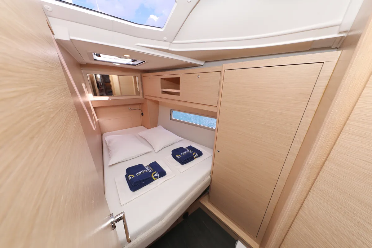 Cabin on Sea Breeze, a Dufour 470 sailboat at Grad Vodice, Croatia