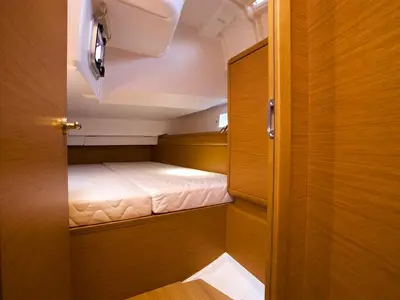 Cabin on Beaujolais, a Jeanneau Sun Odyssey 449 sailboat at Seget Donji, Croatia