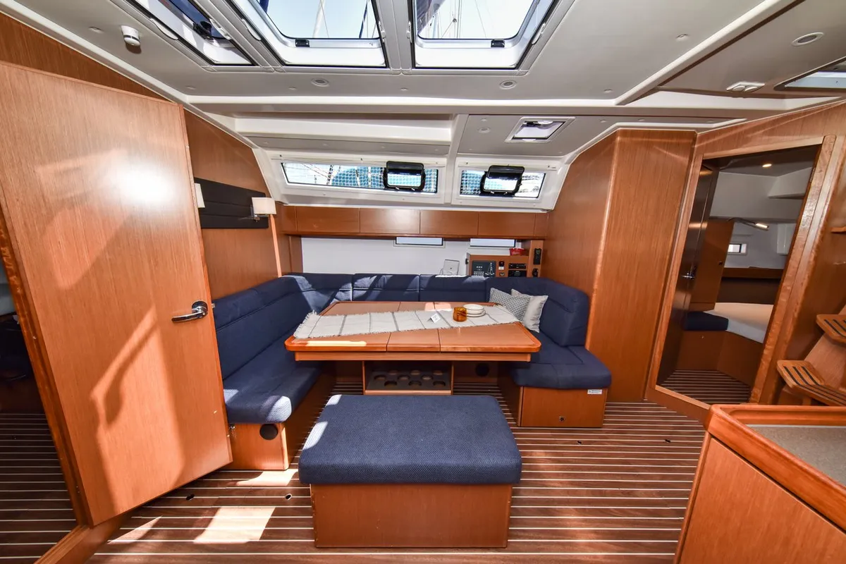 Salon of Paola, a Bavaria Cruiser 46 sailboat at Općina Sukošan, Croatia