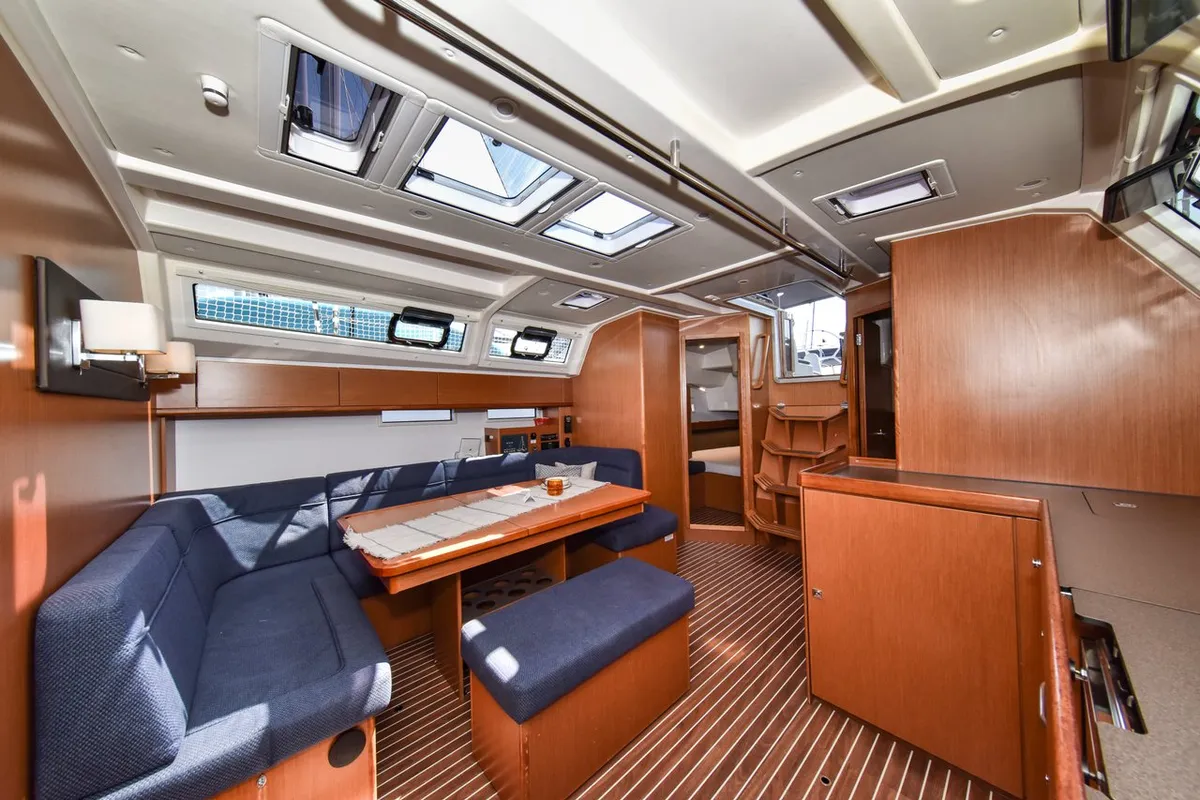 Salon of Paola, a Bavaria Cruiser 46 sailboat at Općina Sukošan, Croatia