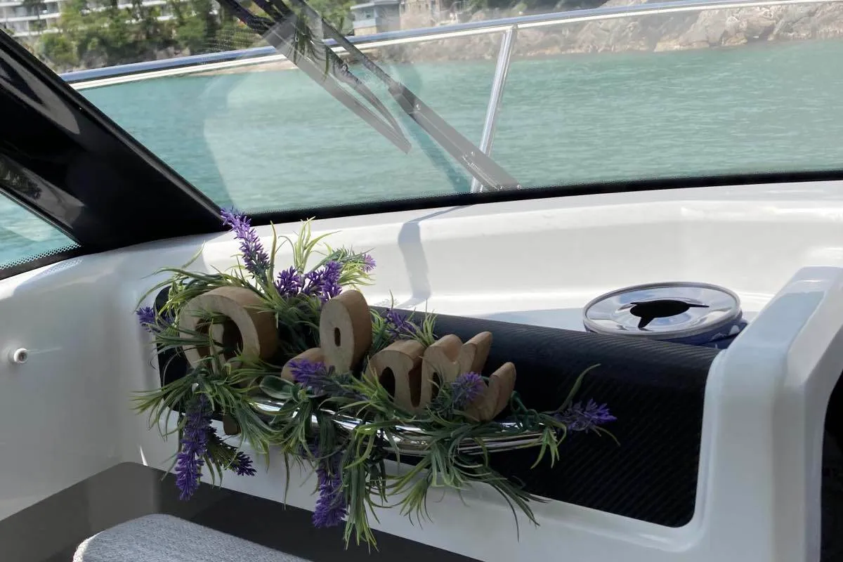 SUNNY DAY, a Jeanneau Merry Fisher 695 motorboat at Grad Opatija, Croatia
