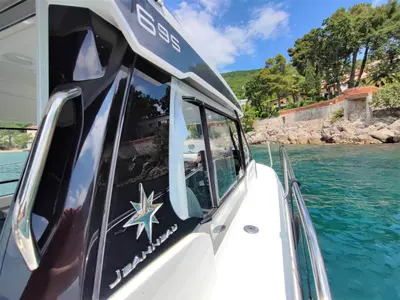 SUNNY DAY, a Jeanneau Merry Fisher 695 motorboat at Grad Opatija, Croatia
