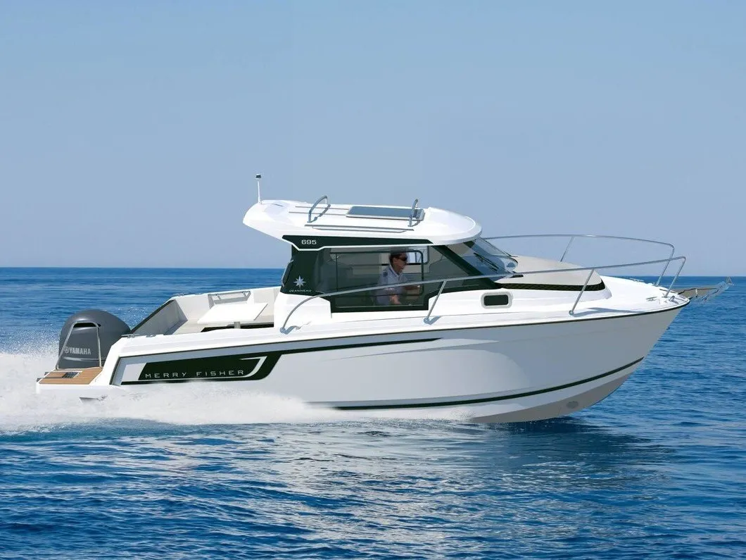 SUNNY DAY, a Jeanneau Merry Fisher 695 motorboat at Grad Opatija, Croatia