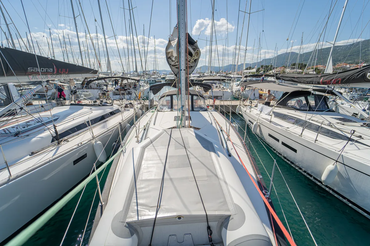 More Black, a More 40 sailboat at Kaštela, Croatia