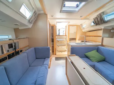 Galley of More Black, a More 40 sailboat at Kaštela, Croatia