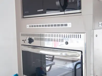 Galley of Leandra, a Bali 4.5 catamaran at Marmaris, Turkey