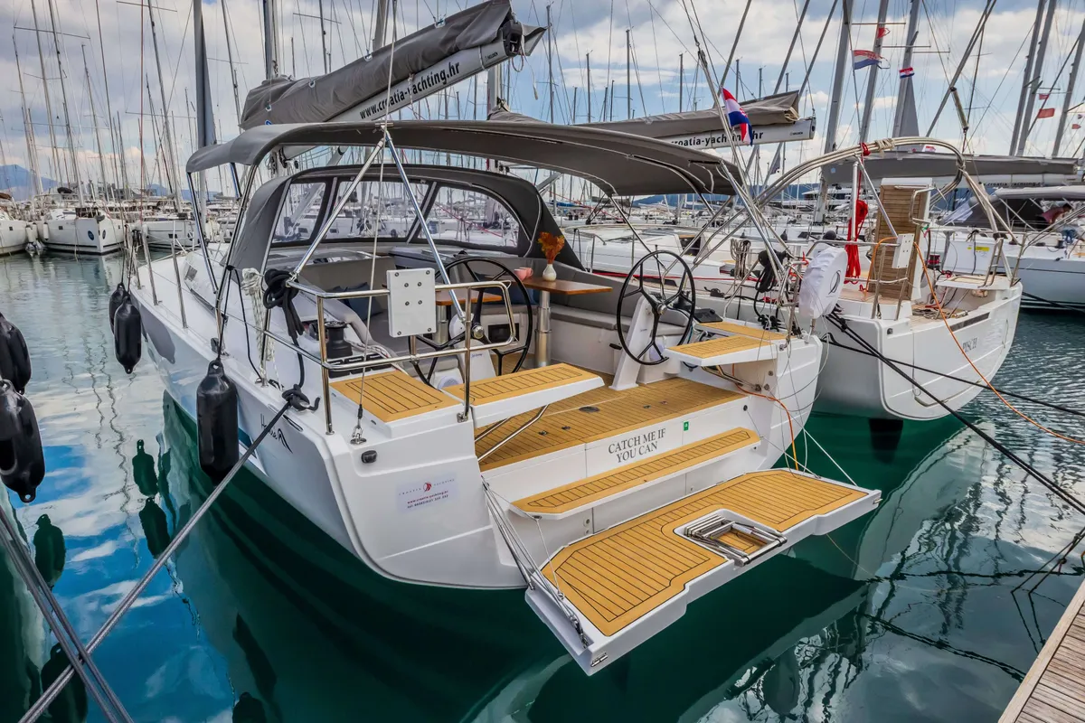 Catch me if you can, a Hanse 410 sailboat at Šibenik, Croatia