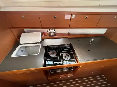Galley of Tonka, a Bavaria Cruiser 41 sailboat at Općina Sukošan, Croatia