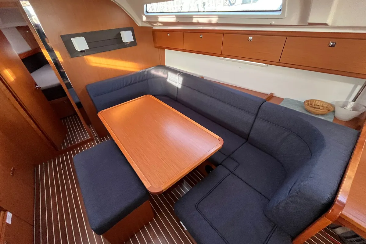 Salon of Tonka, a Bavaria Cruiser 41 sailboat at Općina Sukošan, Croatia