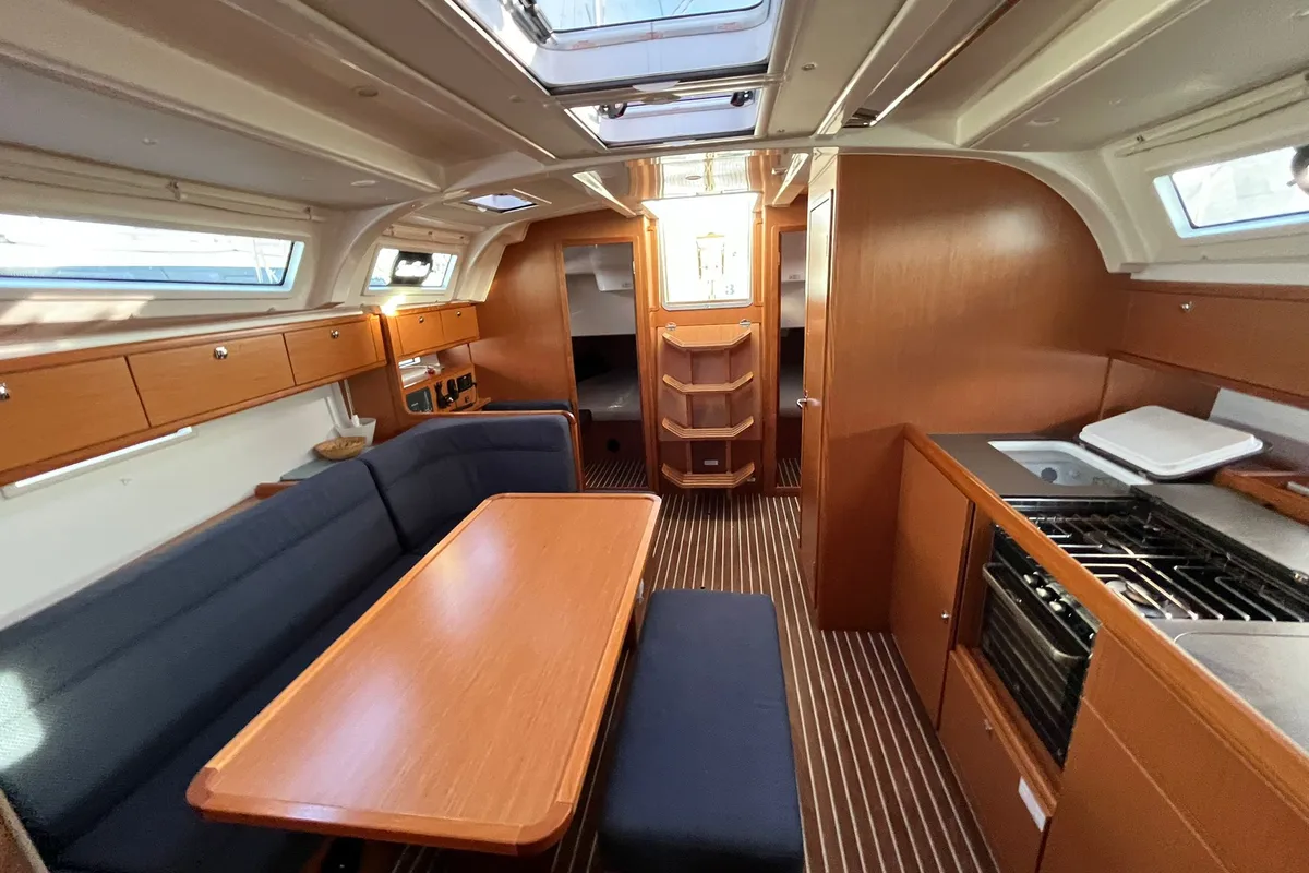 Salon of Tonka, a Bavaria Cruiser 41 sailboat at Općina Sukošan, Croatia