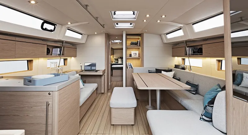 Eaux de Vie, a Beneteau Oceanis 46.1 sailboat at Athens, Greece