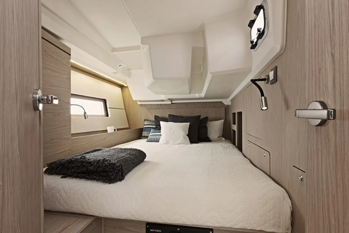 Eaux de Vie, a Beneteau Oceanis 46.1 sailboat at Athens, Greece