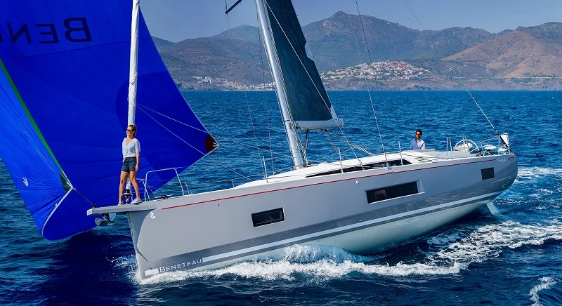 Eaux de Vie, a Beneteau Oceanis 46.1 sailboat at Athens, Greece
