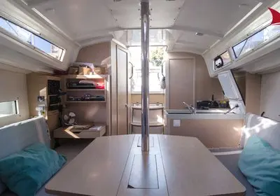 Salon of Amour, a Beneteau Oceanis 30.1 sailboat at Plan-d'Aups-Sainte-Baume, France