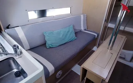 Salon of Amour, a Beneteau Oceanis 30.1 sailboat at Plan-d'Aups-Sainte-Baume, France