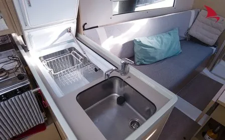 Galley of Amour, a Beneteau Oceanis 30.1 sailboat at Plan-d'Aups-Sainte-Baume, France