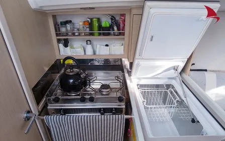 Galley of Amour, a Beneteau Oceanis 30.1 sailboat at Plan-d'Aups-Sainte-Baume, France