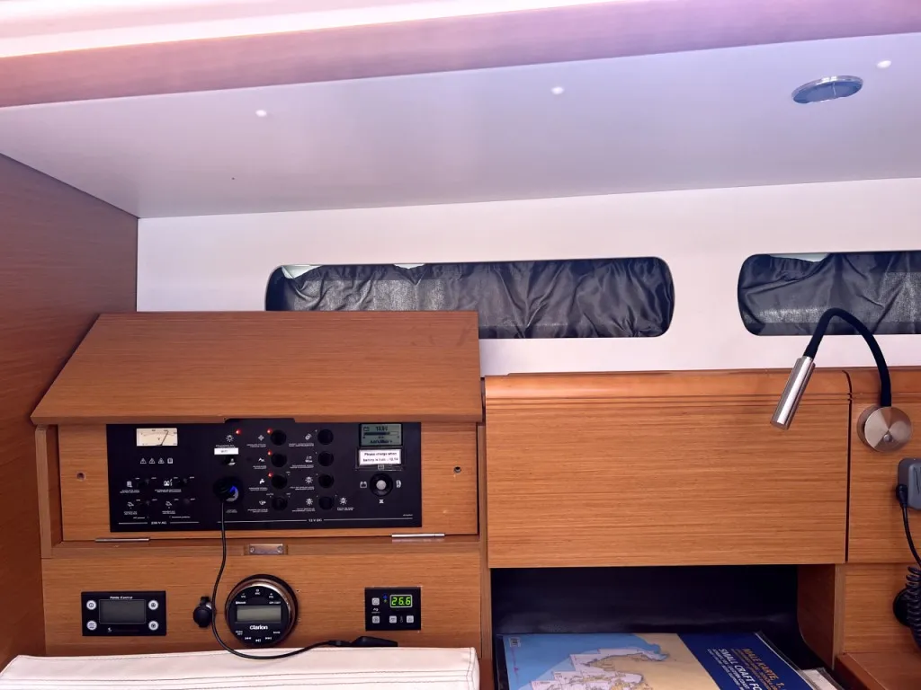 Lady Linda, a Jeanneau Sun Odyssey 439 sailboat at Baška Voda, Croatia