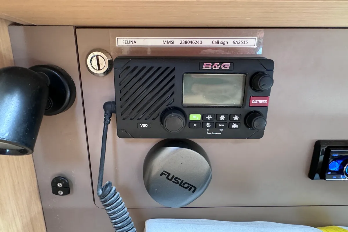 Felina, a Beneteau Oceanis 38 sailboat at Sukošan, Croatia