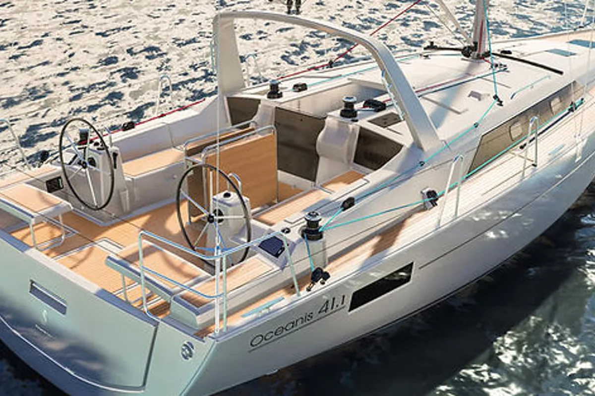 Blue Hop, a Beneteau Oceanis 41.1 sailboat at Grimaud, France