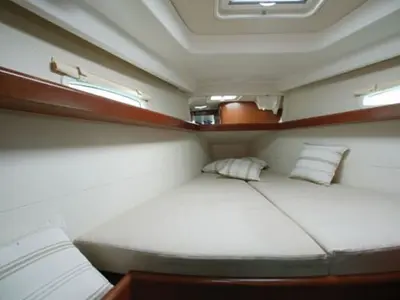 Cabin on Tosca, a Beneteau Oceanis 40 sailboat at Municipal Unit of Elefsina, Greece