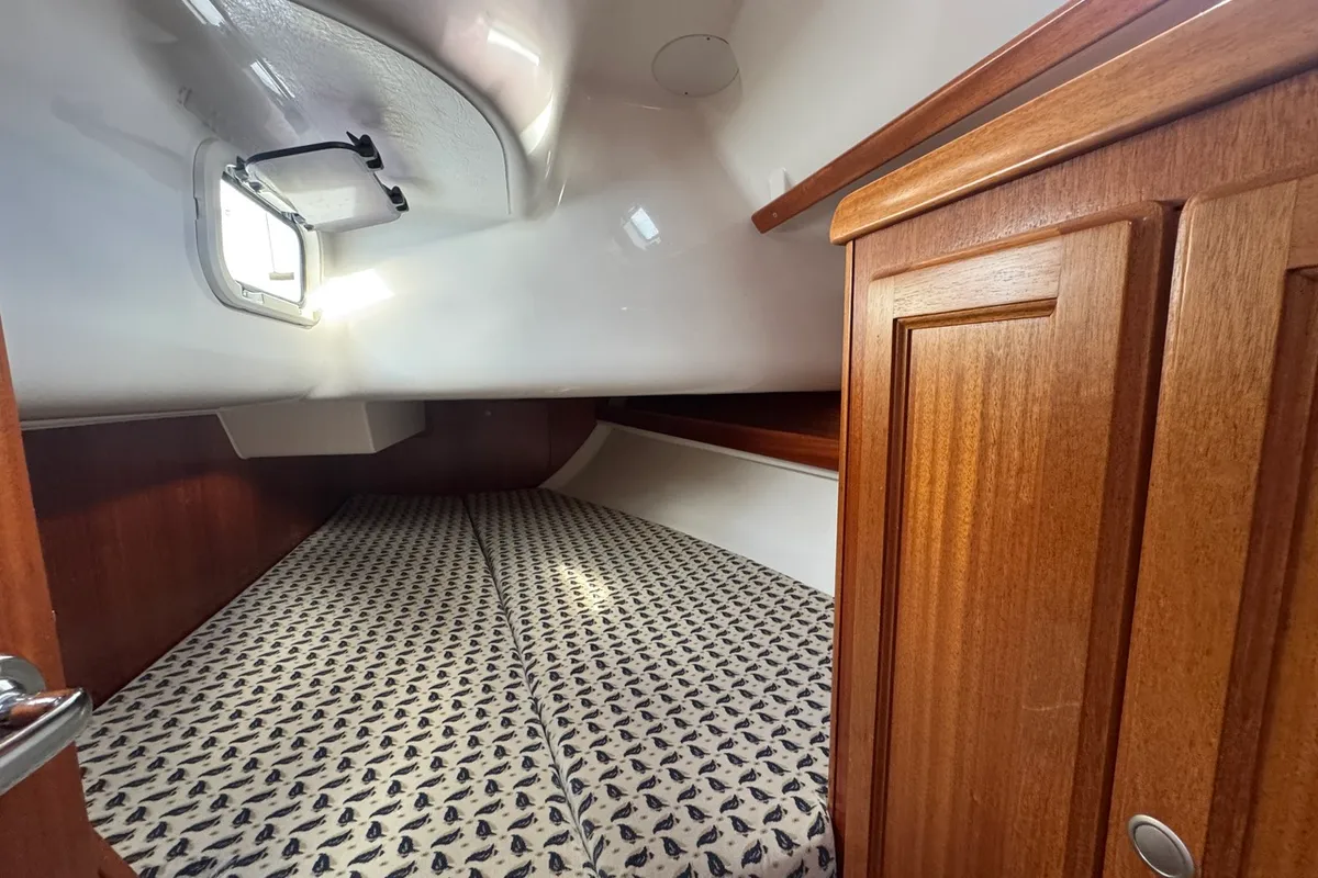 Cabin on Marmotton, a Dufour 36 Classic sailboat at La Rochelle, France