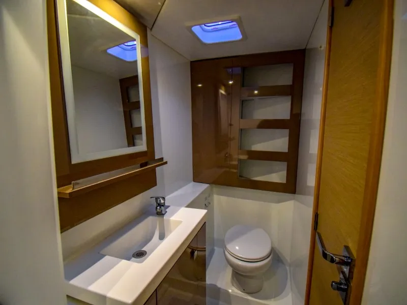 Head on Amber, a Fountaine Pajot Lucia 40 catamaran at Marmaris, Turkey