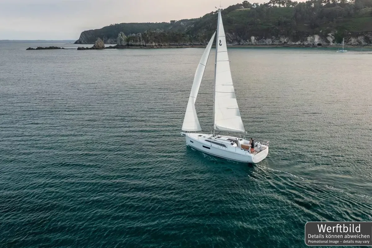 Exterior view of Katja, a Beneteau Oceanis 37.1 sailboat at Grad Biograd na Moru, Croatia