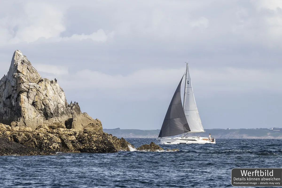 Exterior view of Katja, a Beneteau Oceanis 37.1 sailboat at Grad Biograd na Moru, Croatia