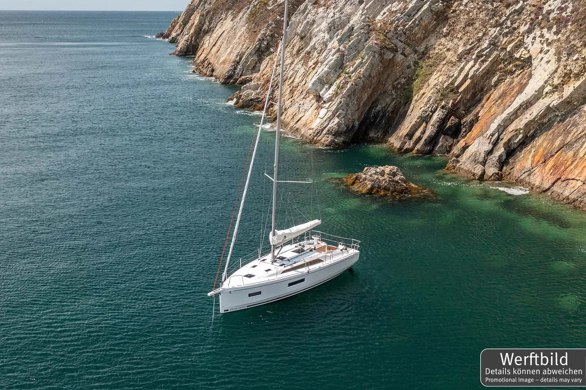 Exterior view of Katja, a Beneteau Oceanis 37.1 sailboat at Grad Biograd na Moru, Croatia