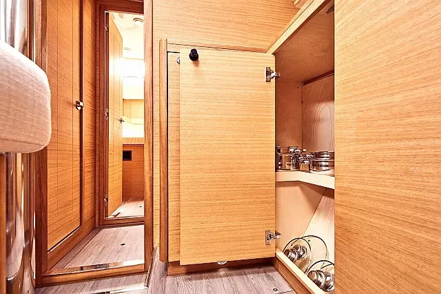 Galley of Lillemor II, a Elan Impression 45.1 sailboat at Grad Trogir, Croatia