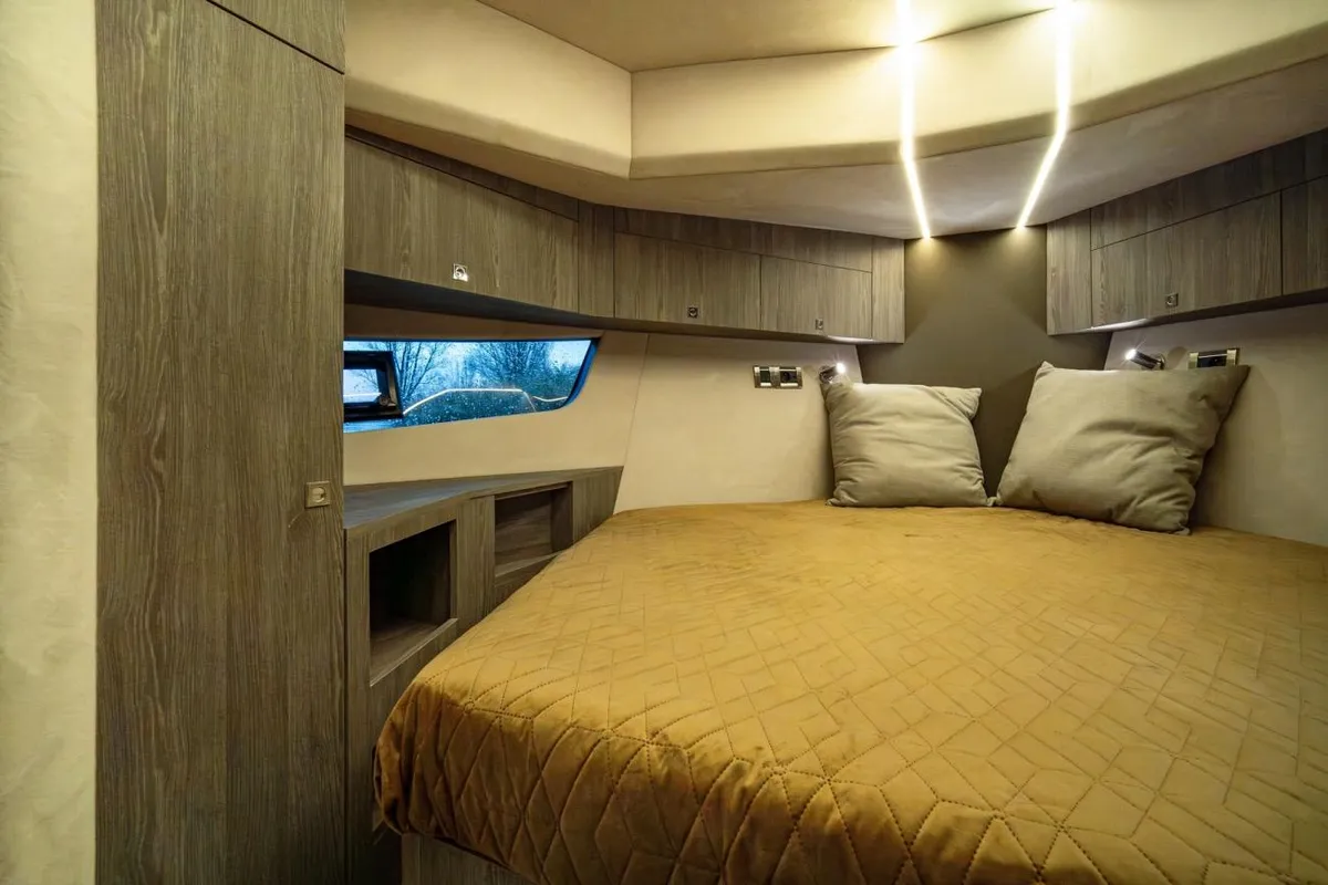 Cabin on Hvar, a Maxima 37 motor yacht at Seget Donji, Croatia