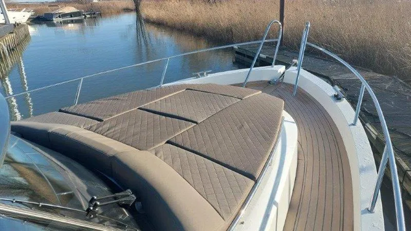 Deck of Hvar, a Maxima 37 motor yacht at Seget Donji, Croatia