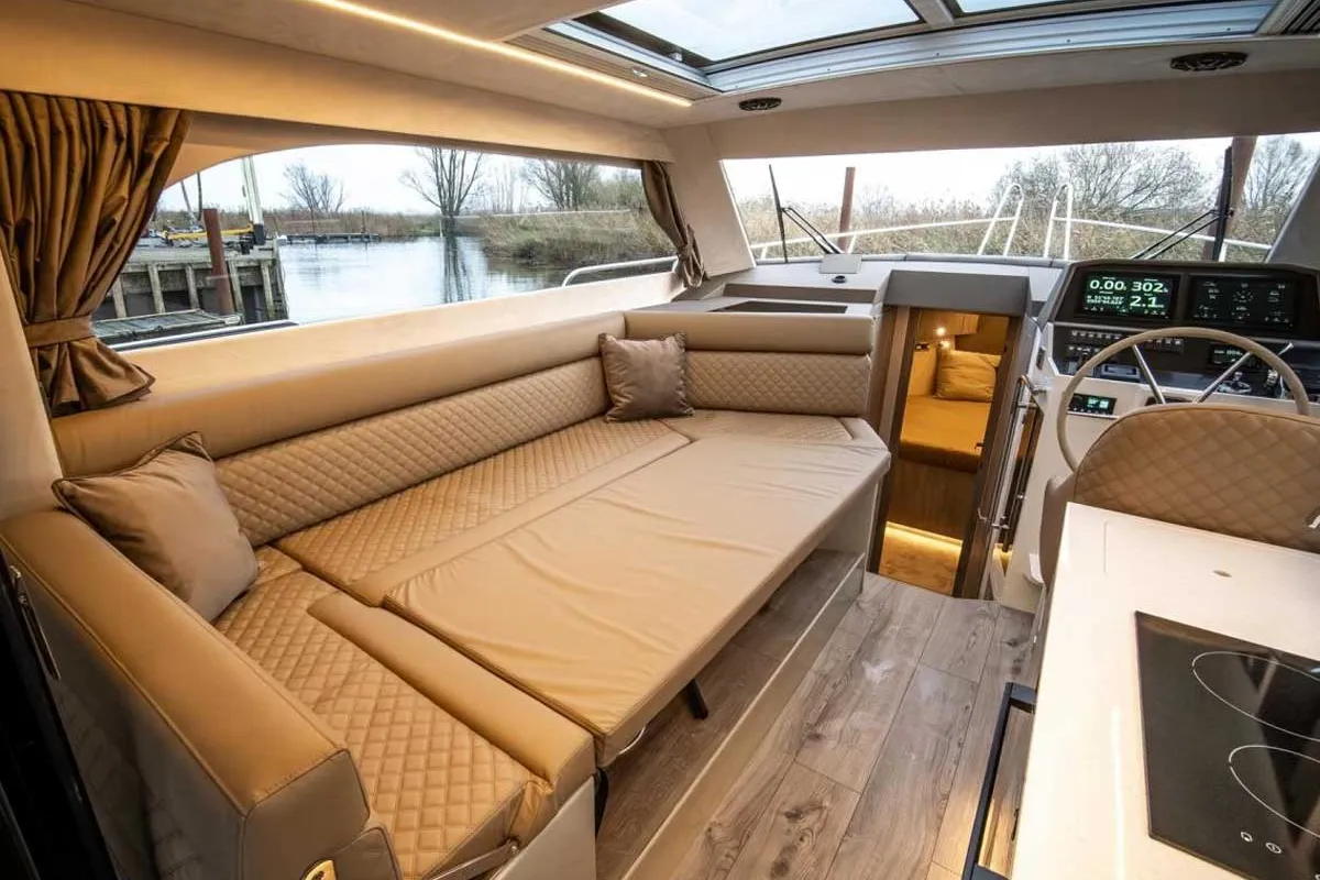 Salon of Hvar, a Maxima 37 motor yacht at Seget Donji, Croatia