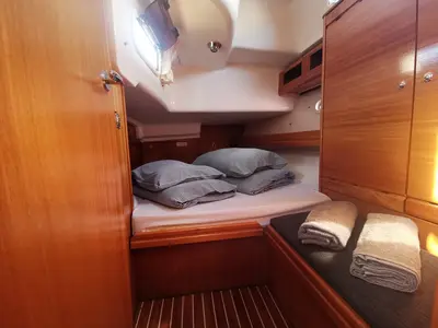 Cabin on Sea King, a Bavaria 42 Cruiser sailboat at Primošten, Croatia