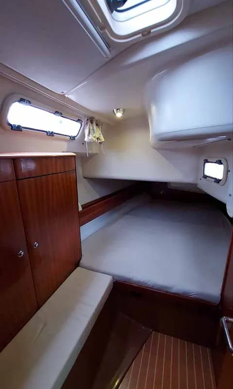 Cabin on Kigo 2, a Bavaria 44 sailboat at Grad Rijeka, Croatia
