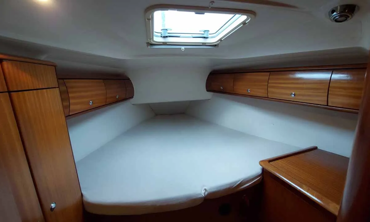 Cabin on Kigo 2, a Bavaria 44 sailboat at Grad Rijeka, Croatia