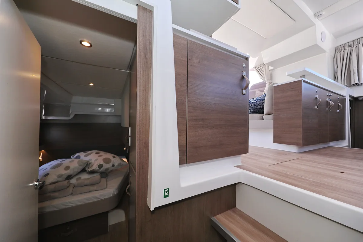 Cabin on Toma, a Bali Catspace catamaran at Grad Kaštela, Croatia